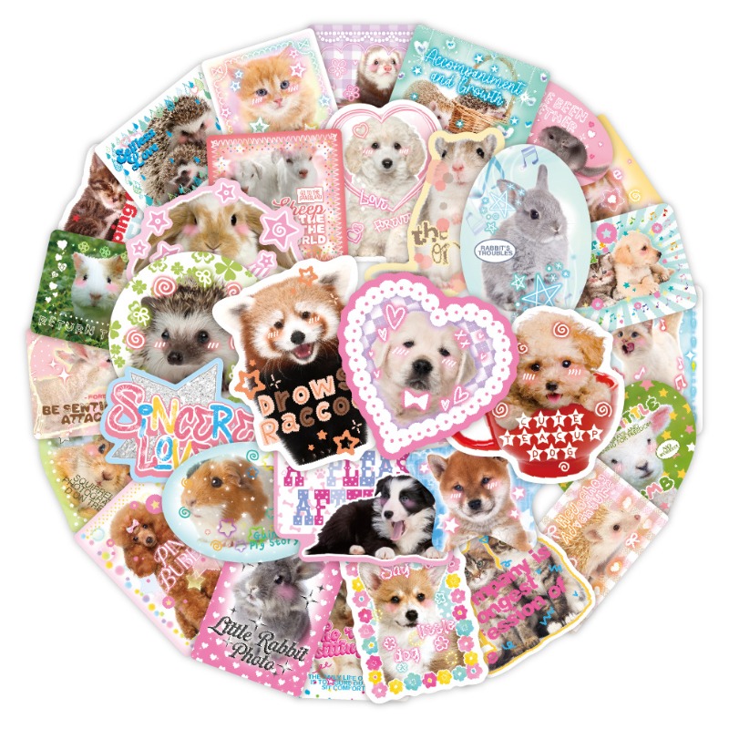 Phone Accessories For Kids - 50pcs/set Kawaii Fashion Scrapbook Journal Sticker