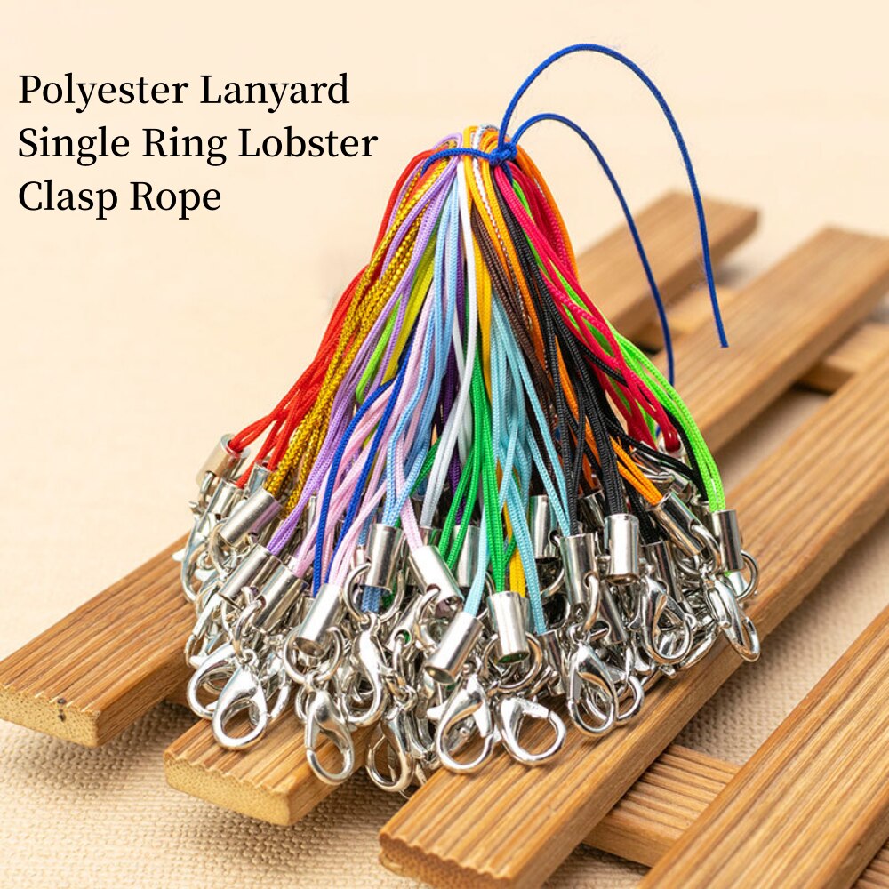 Phone Accessories Hooks - 100pcs Polyester Lanyard Single Ring Lobster