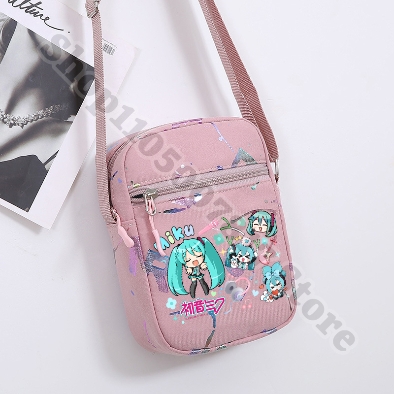 Phone Accessories For Kids - Kids Girl Cartoon Printed Crossbody Bag