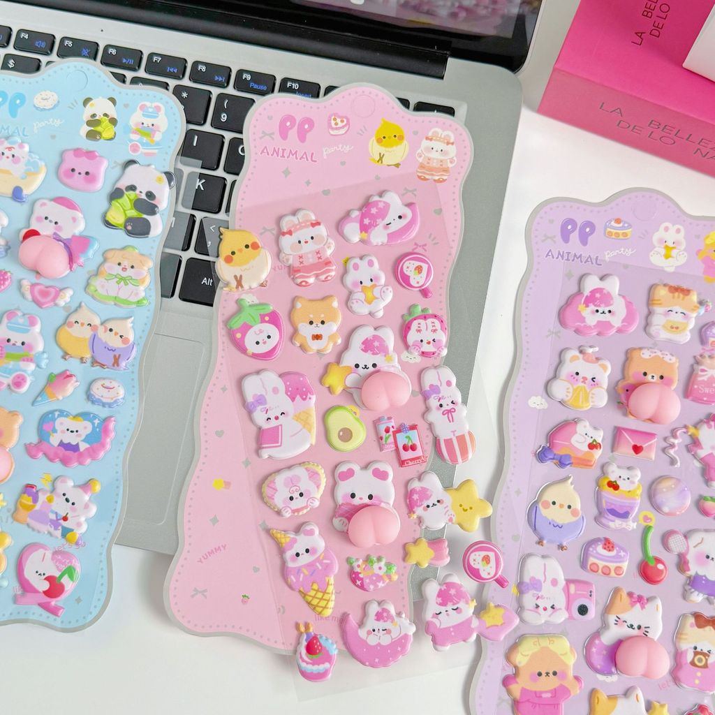 4 Pieces 3D Soft Cute Butt 3D  - Phone Accessories For Kids review and price
