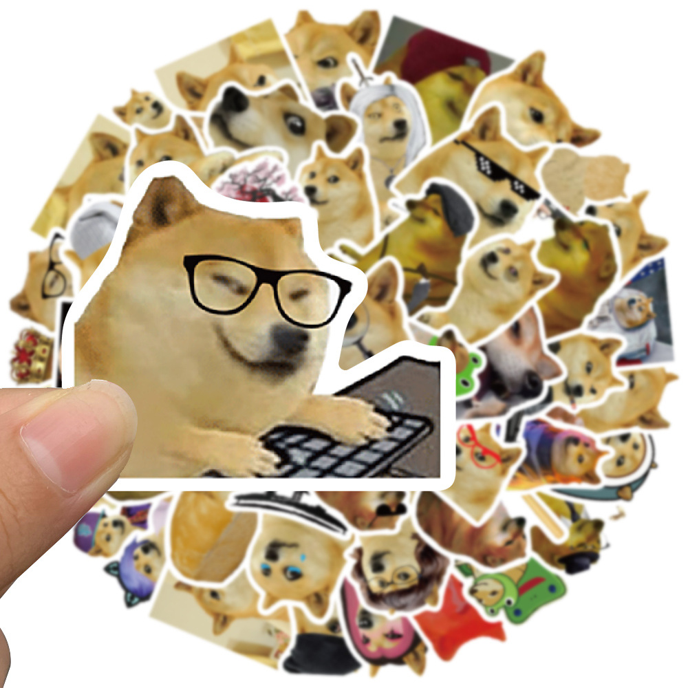 50Pcs Funny Doge MEME Stickers - Phone Accessories For Kids review and price