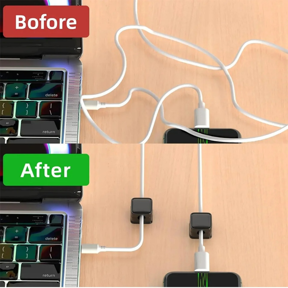 Magnetic Cable Holder Data Cor - Phone Accessories Hooks review and price