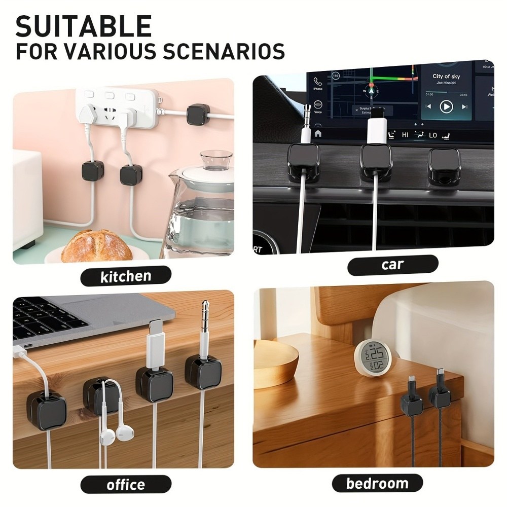Magnetic Cable Holder Data Cor - Phone Accessories Hooks review and price
