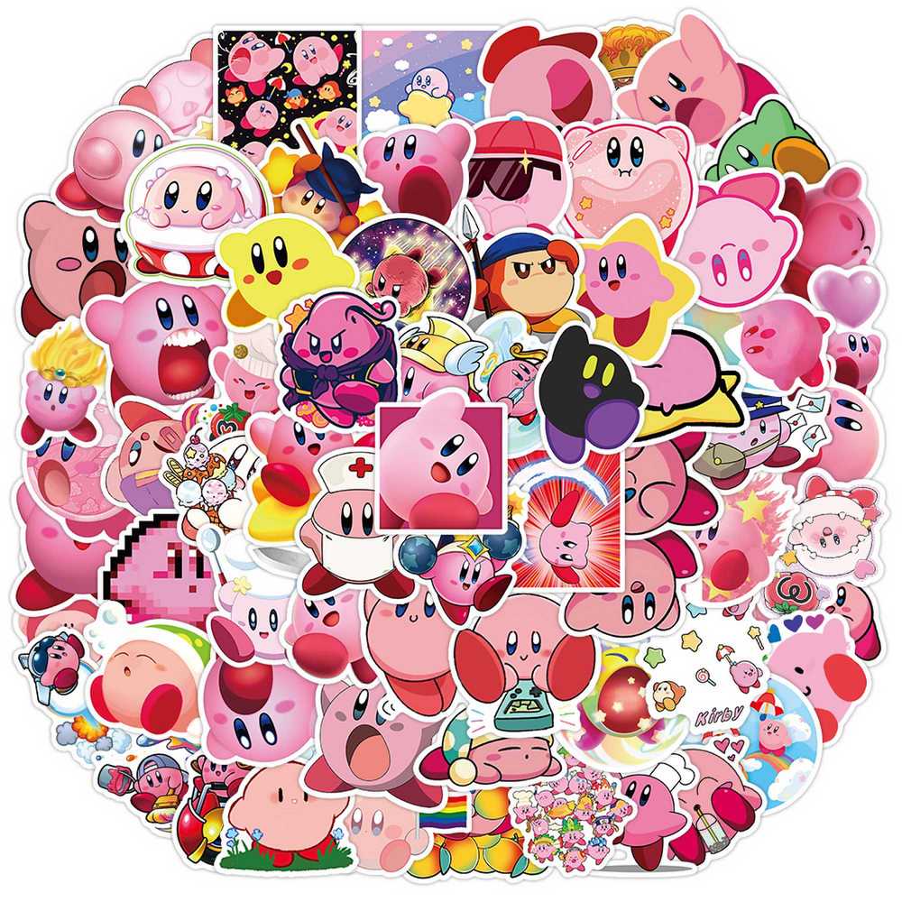 100pcs Cartoon Game Kirby Stic - Phone Accessories For Kids review and price