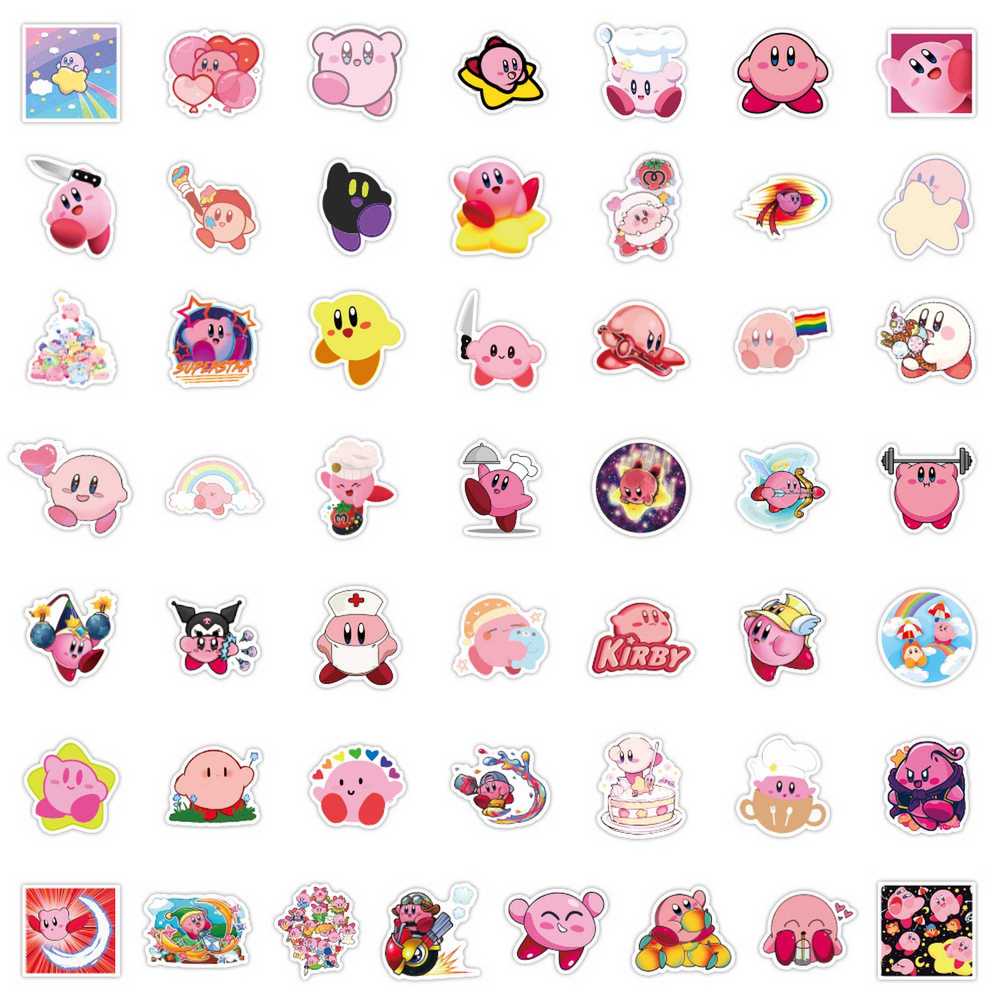 100pcs Cartoon Game Kirby Stic - Phone Accessories For Kids review and price
