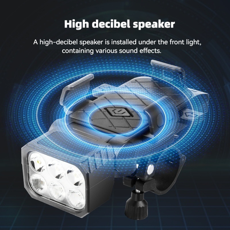 Bicycle Front Light with Horn  - Phone Zone Accessories & Repair Photos review and price