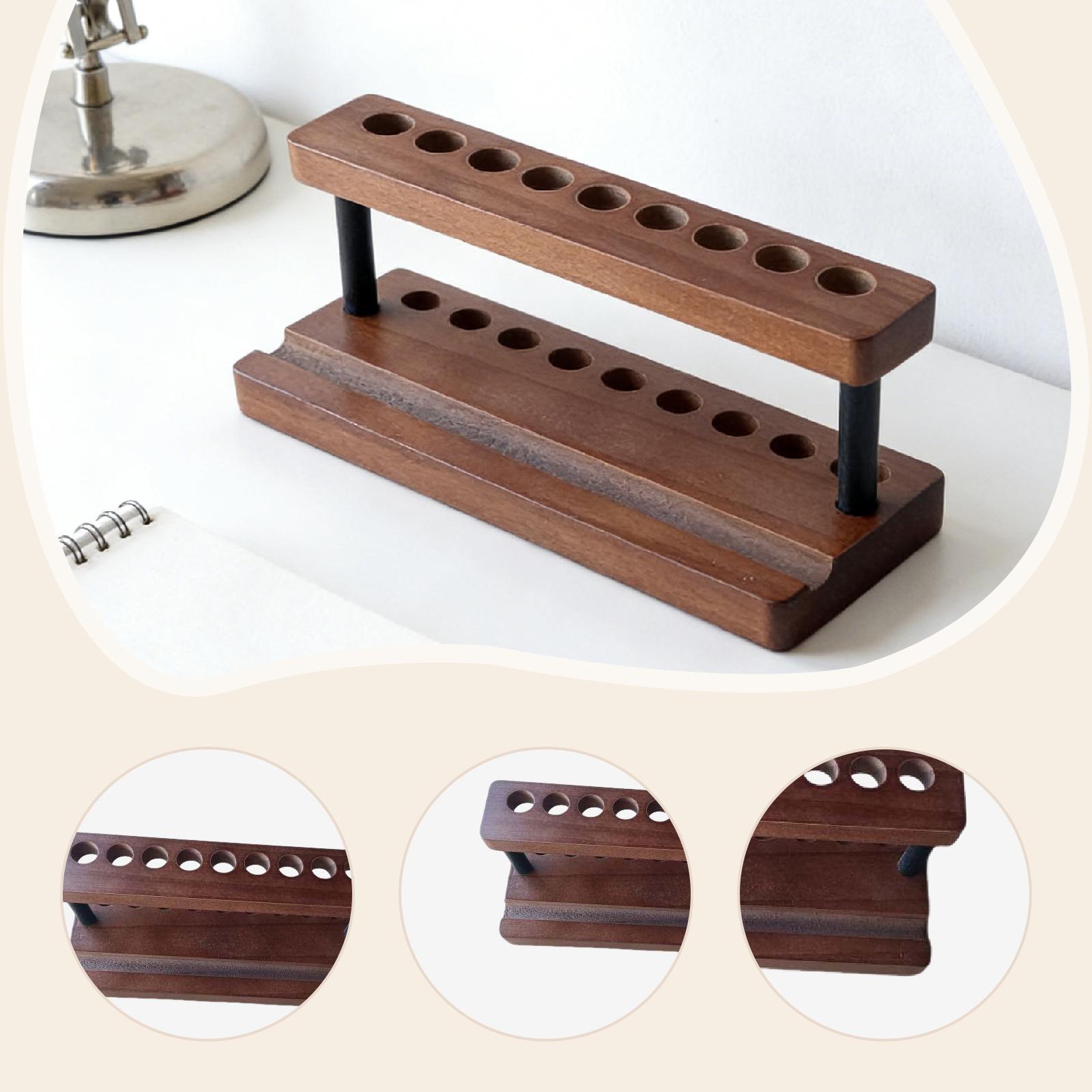 Pen Display Rack Wooden 9 Slot - Phone Accessories Rack Display review and price