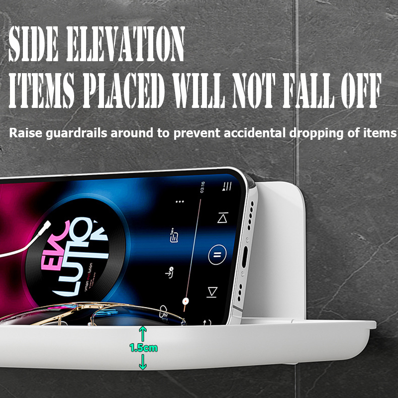 Folding Wall Mounted Shelf Sav - Phone Accessories Hooks review and price