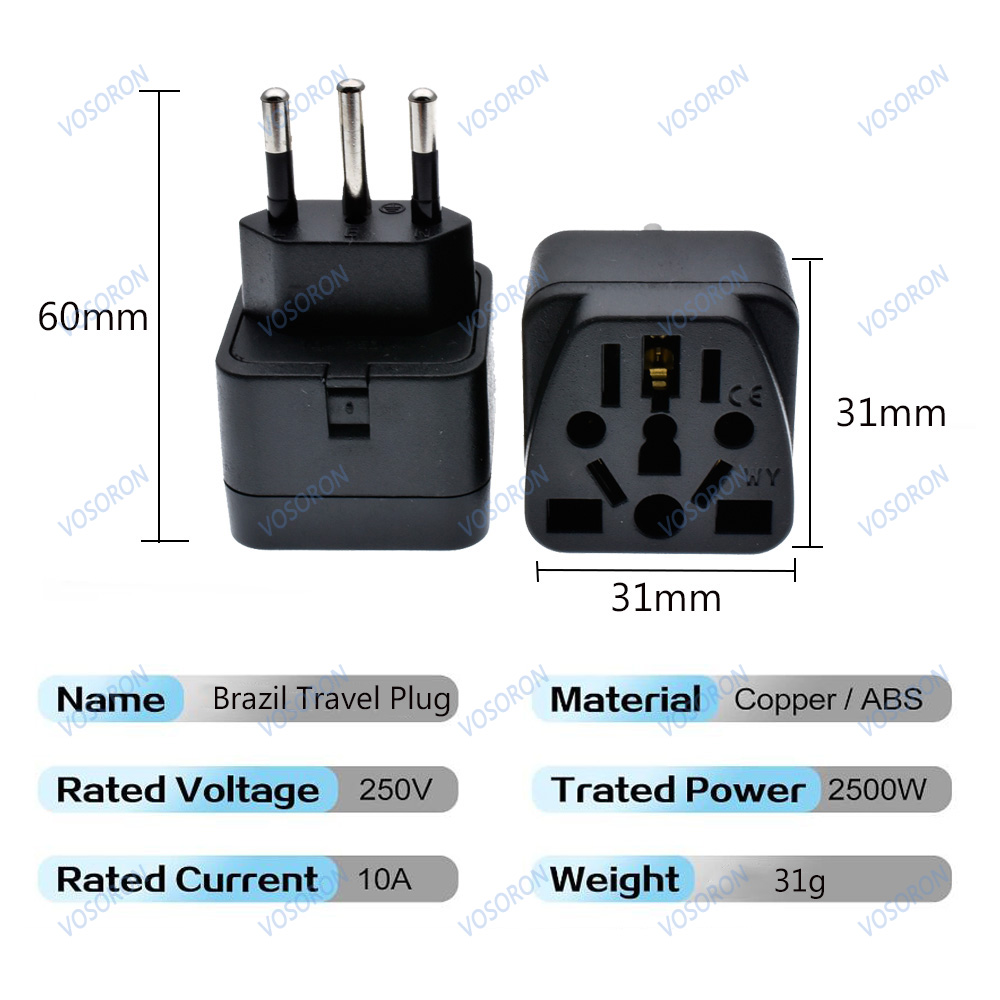 Universal Brazil Plug Adapter  - Phone Accessories Uk review and price