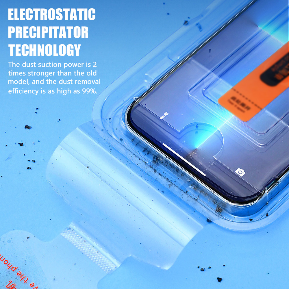 3PCS Dust-free Tempered Glass  - Phone Accessories Online Store review and price
